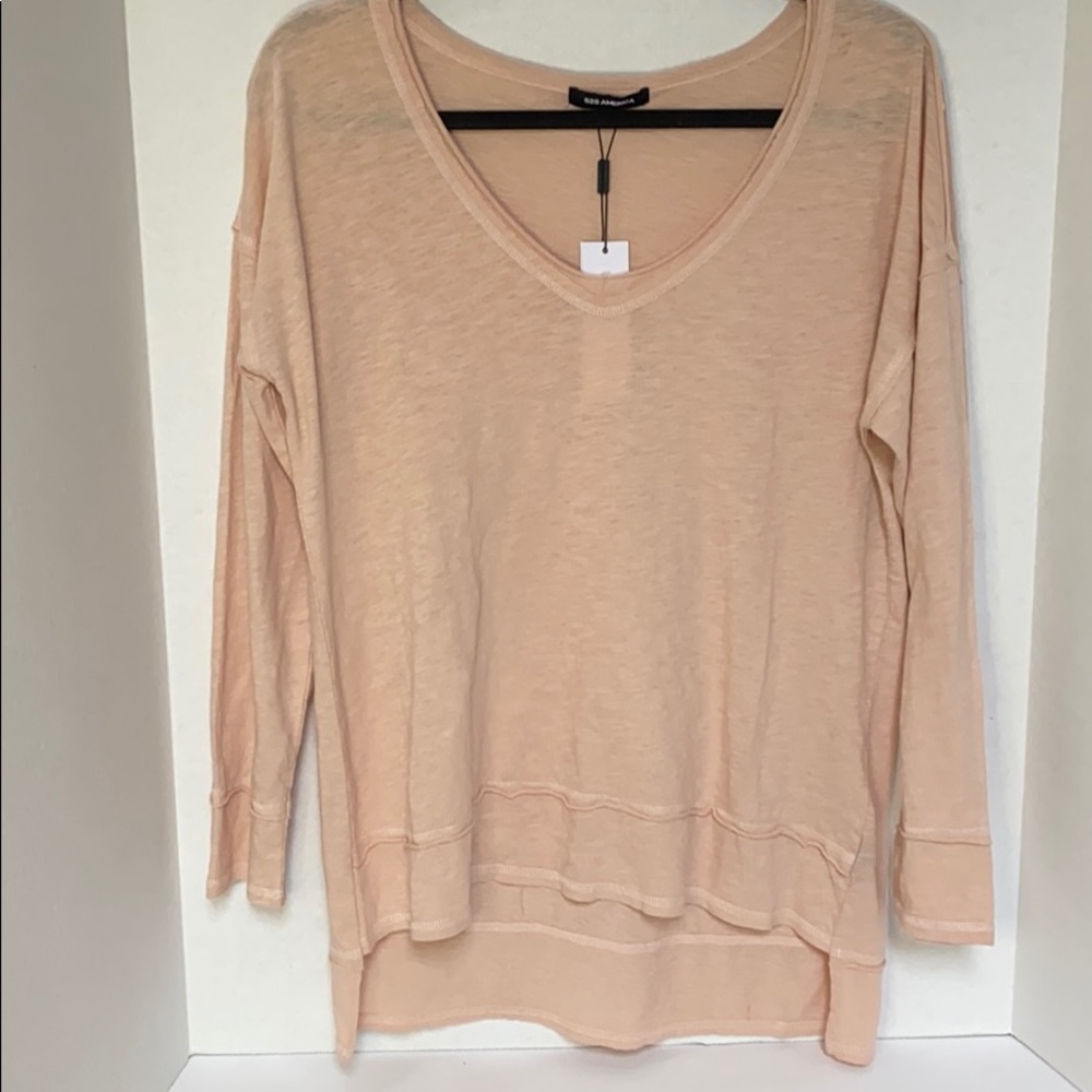 525 America light cotton tunic in Nude BNWT
